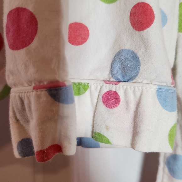 Pine Cone Hill Fine Linens Colorful Polka Dot 2 Piece Pajama Set Small - Picture 11 of 12